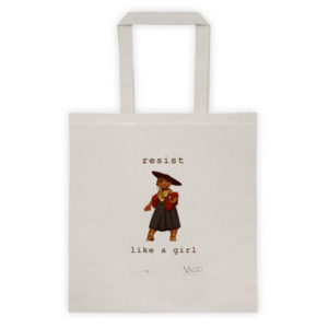 Resist Like A Girl Tote bag