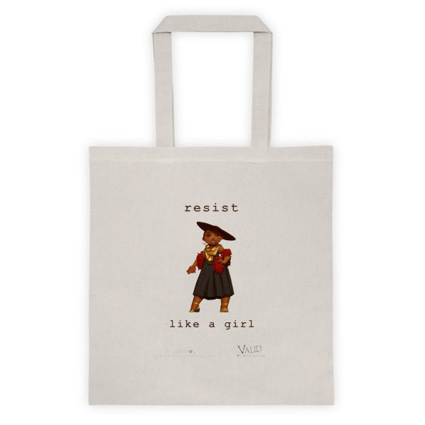 Resist Like A Girl Tote bag